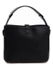 Lia Biassoni Leren handtas zwart - (B)25 x (H)20 x (D)12 cm