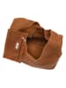 Anna Morellini Leder-Schultertasche "Palladia" in Hellbraun - (B)38 x (H)30 x (T)2 cm