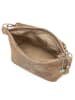 Anna Morellini Leder-Schultertasche "Denise" in Beige - (B)29 x (H)31 x (T)14 cm