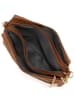 Anna Morellini Leder-Umhängetasche "Luigina" in Hellbraun - (B)25 x (H)16 x (T)7 cm