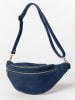 Anna Morellini Leder-Gürteltasche "Carola" in Dunkelblau - (B)32 x (H)16 x (T)9,5 cm
