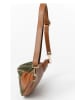 Anna Morellini Leren heuptas "Carola" kaki/lichtbruin - (B)32 x (H)16 x (D)9,5 cm