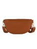 Mia Tomazzi Leder-Brustbeutel "Perugino" in Hellbraun - (B)23 x (H)13 x (T)2 cm