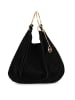 Mia Tomazzi Leren handtas "Tarabella" zwart - (B)34 x (H)30 x (D)11 cm