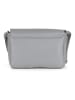 Anna Morellini Skórzana torebka "Lola" w kolorze szarym - 24 x 6 x 18 cm