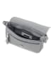 Anna Morellini Leder-Umhängetasche "Lola" in Grau - (L)24 x (B)6 x (H)18 cm