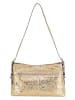 Anna Morellini Leren schoudertas "Teodora" goudkleurig - (B)25 x (H)16 x (D)4 cm