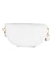 Mia Tomazzi Leder-Brustbeutel "Perugino" in Weiß - (B)23 x (H)13 x (T)2 cm
