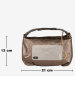 Mia Tomazzi Leder-Henkeltasche "Clusone" in Bronze - (B)21 x (H)13 x (T)11 cm