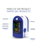 DAM Pulse oximeter blauw