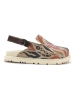 Goby Leren clogs beige/lichtbruin