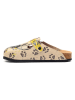 Calceo Clogs beige/meerkleurig