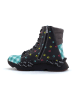 Goby Boots zwart/turquoise