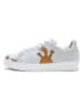 Goby Sneakers in Orange/ Creme