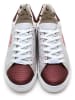Goby Sneakers in Weiß/ Rot