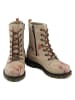 Goby Boots in Beige/ Bunt