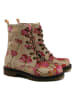 Goby Boots in Beige/ Pink