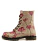 Goby Boots in Beige/ Pink