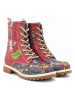 Goby Boots in Rot/ Bunt