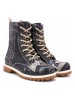 Goby Boots in Schwarz/ Beige