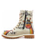 Goby Boots in Beige/ Bunt