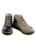 Goby Veterschoenen zwart/beige/meerkleurig