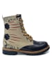 Goby Boots beige/zwart/meerkleurig