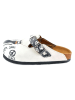Calceo Clogs in Weiß/ Bunt