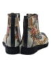 Goby Boots in Creme/ Bunt