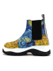 Goby Chelseaboots geel/blauw
