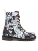 Goby Boots in Weiß/ Schwarz