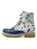 Goby Boots in Blau/ Bunt