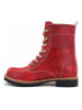 Goby Boots in Rot/ Bunt