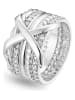 Les Petites Précieuses Silber-Ring mit Edelsteinen