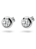 Les Petites Précieuses Srebrne kolczyki-wkrętki z diamentami