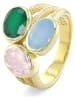 Les Petites Précieuses Vergold. Ring mit Edelsteinen