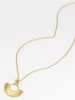 Ania Kruk Pozłacany naszyjnik z zawieszką - dł. 41 cm