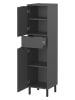 Germania Mediumschrank ''Arcena'' in Anthrazit - (B)30 x (H)120 x (T)34 cm