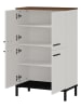 Germania Commode "Yonkers" wit - (B)60 x (H)97 x (D)34 cm