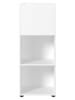 Germania Standregal ''Mailand'' in Weiß - (B)80 x (H)122 x (T)44 cm