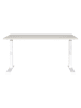 Germania Schreibtisch ''Mailand'' in Grau/ Weiß - (B)140 x (H)91 x (T)80 cm
