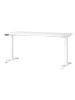 Germania Elektr. Schreibtisch "7908" in Weiß - (B)160 x (H)120 x (T)80 cm