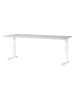 Germania Schreibtisch ''Mailand'' in Grau/ Weiß - (B)180 x (H)91 x (T)80 cm