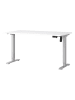 Germania Elektrisch bureau "Profi 2.0" wit/zilverkleurig - (B)140 x (H)120 x (D)80 cm