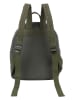 Fritzi aus Preußen Rucksack "Lea" in Khaki - (B)25 x (H)29 x (T)10 cm