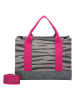 Fritzi aus Preußen Shopper bag w kolorze szaro-różowym - 40 x 29,5 x 14 cm