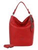 Fritzi aus Preußen Schultertasche "Hobo Lou" in Rot - (B)27 x (H)37 x (T)17 cm