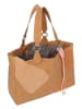 Fritzi aus Preußen Shopper "Izzy" in Camel - (B)42 x (H)29 x (T)15 cm
