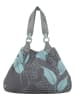 Fritzi aus Preußen Shopper bag "Izzy" w kolorze turkusowo-szarym - 42 x 29 x 15 cm