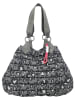 Fritzi aus Preußen Shopper "Izzy" in Grau/ Anthrazit - (B)42 x (H)29 x (T)15 cm